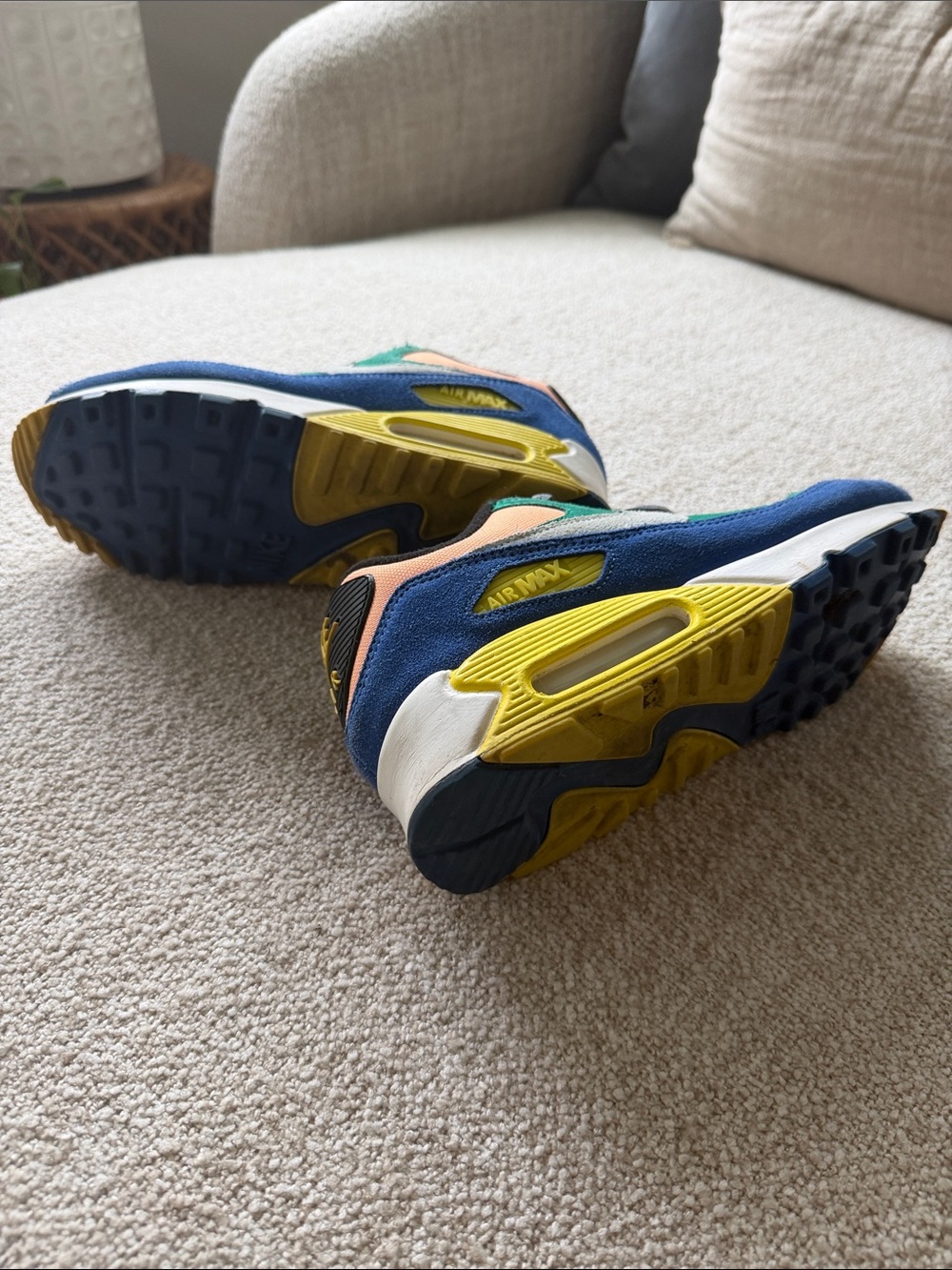 Nike Kids Multicolor Colorblock Athletic Sneakers - Picture 5 of 5